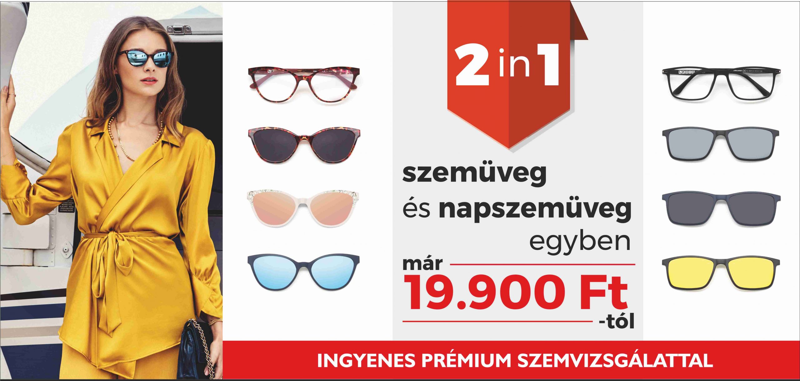 Szemüvegkeretek mágneses előtéttel